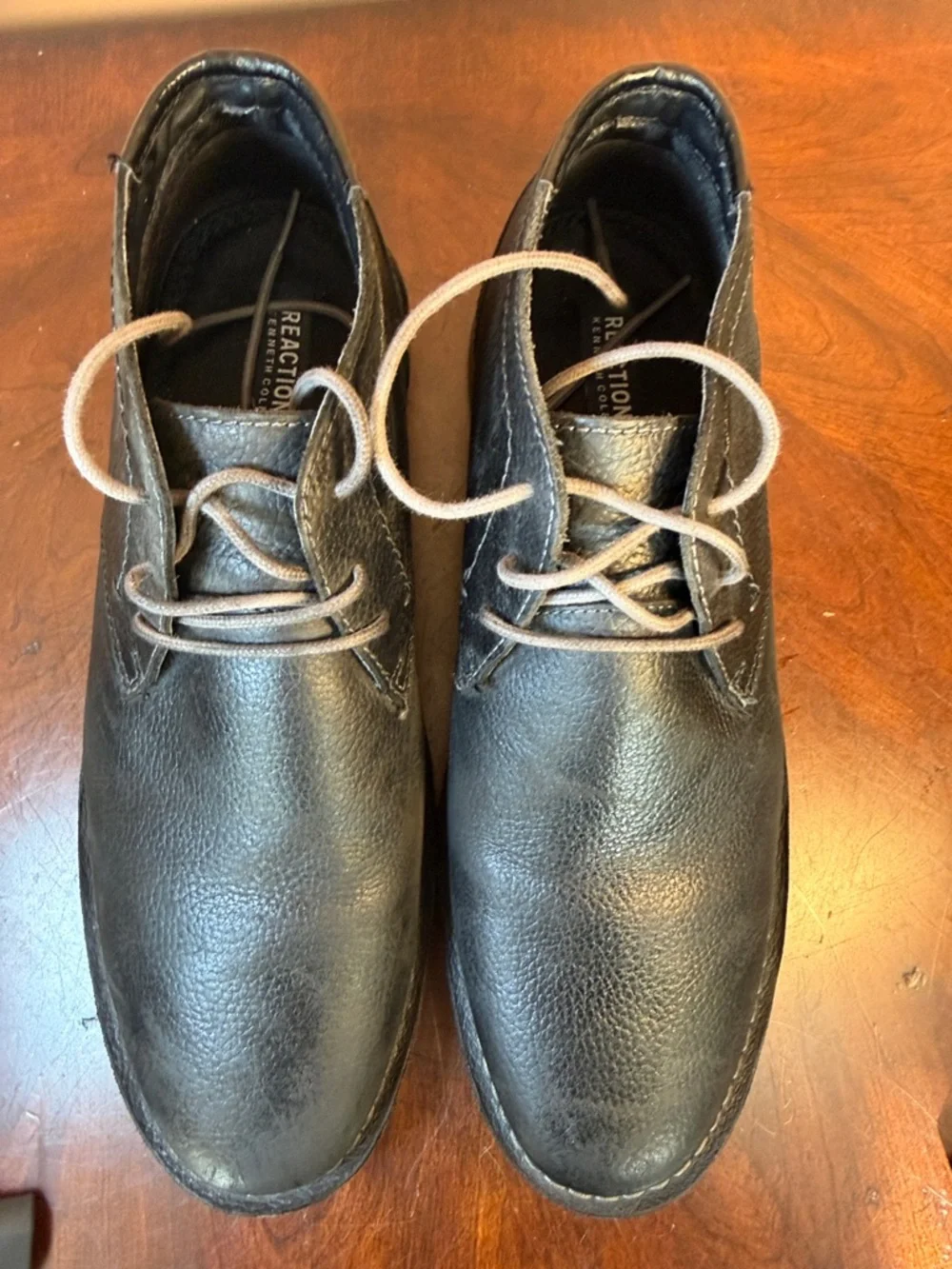 Men's‎ Black Leather Chukka Boots